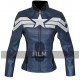 Captain America Winter Soldier Women Leather Jacket Costume
